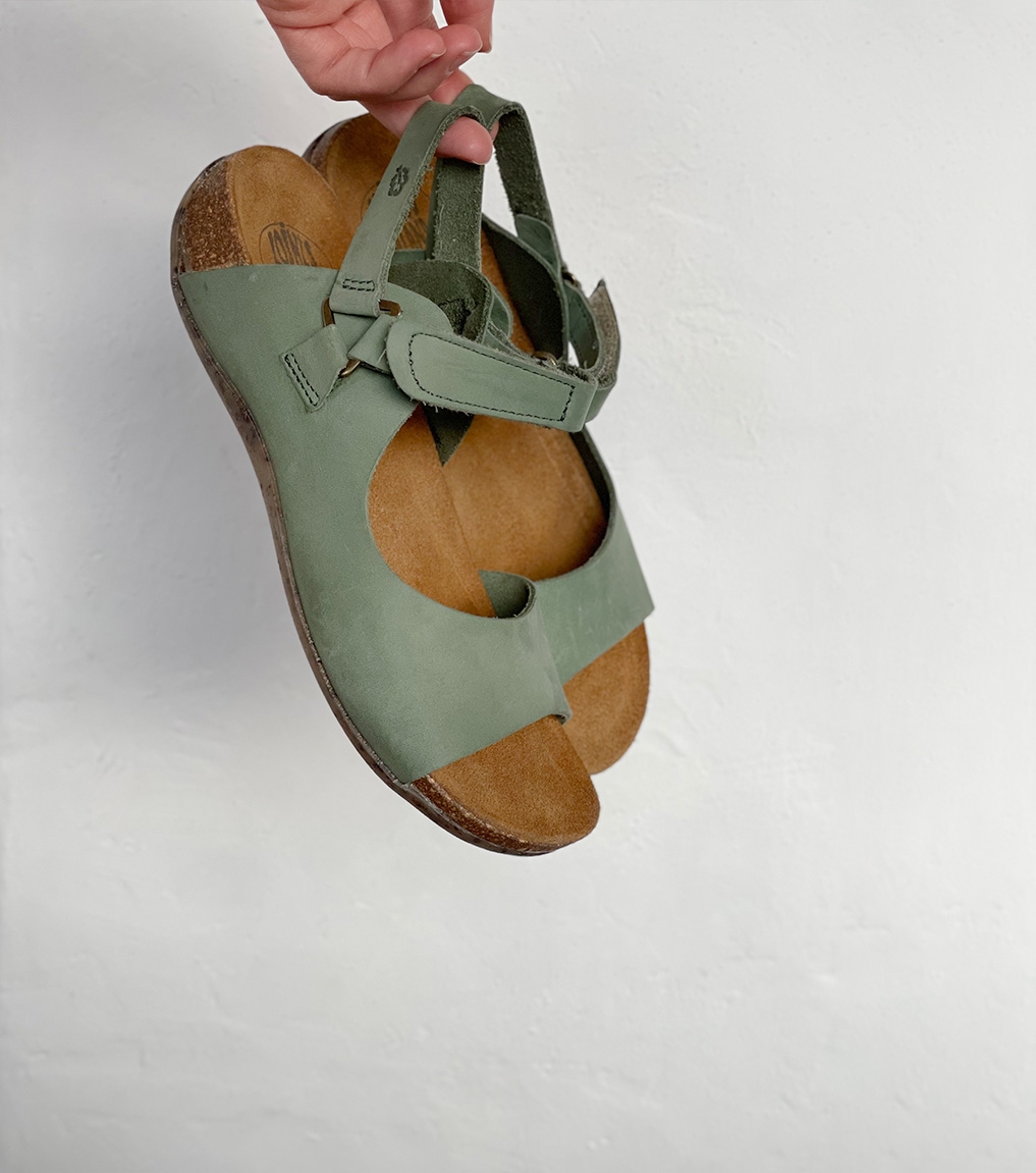 Women Sandals Loints of Holland Visvliet 31087 jade